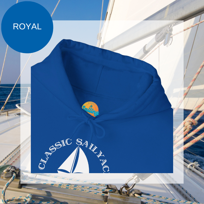 Men's Hoodie - Classic Sail Yacht Boatwork and Repairs