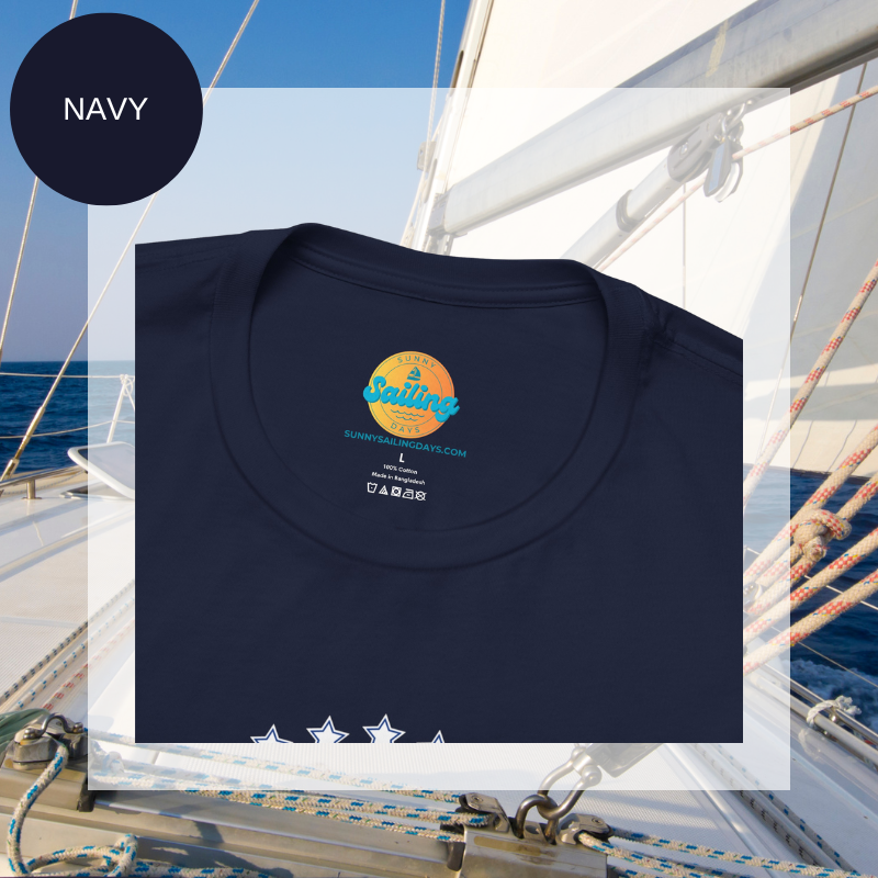 Women's Tee - Blue Oceans Sailing - Sunny Sailing Days