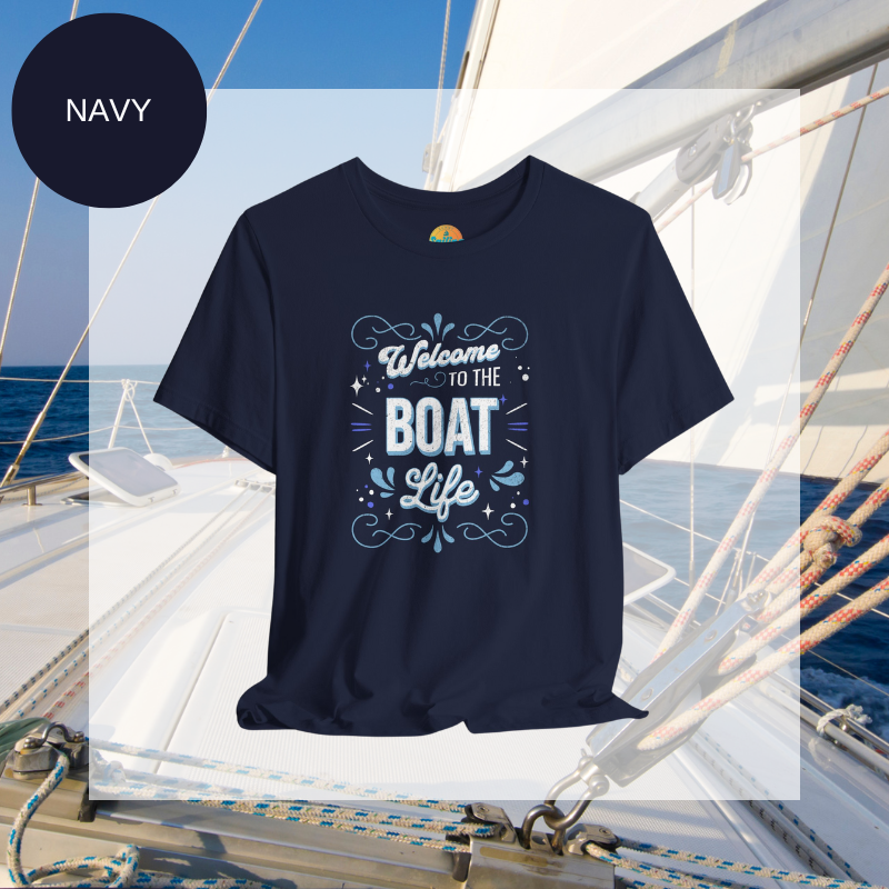 Women's Tee - Boat Life - Sunny Sailing Days