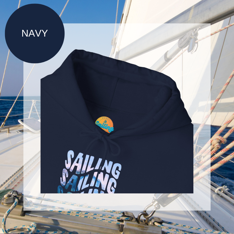 Men's Hoodie - Sailing Photo