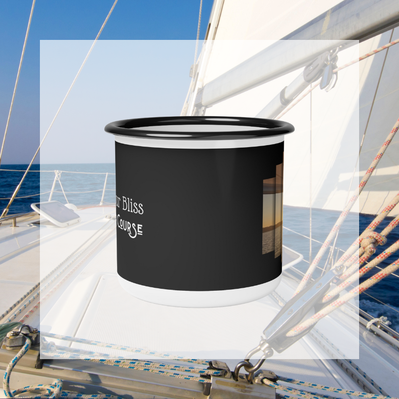 Enamel Mug - Find Your Bliss - Sunny Sailing Days