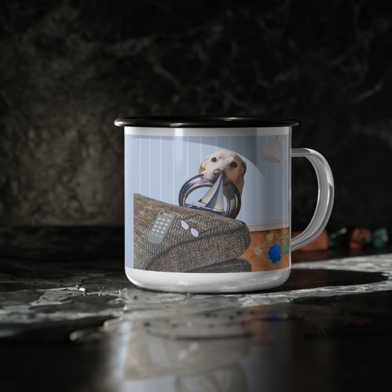 Enamel Mug- Salty Dogs - Sunny Sailing Days