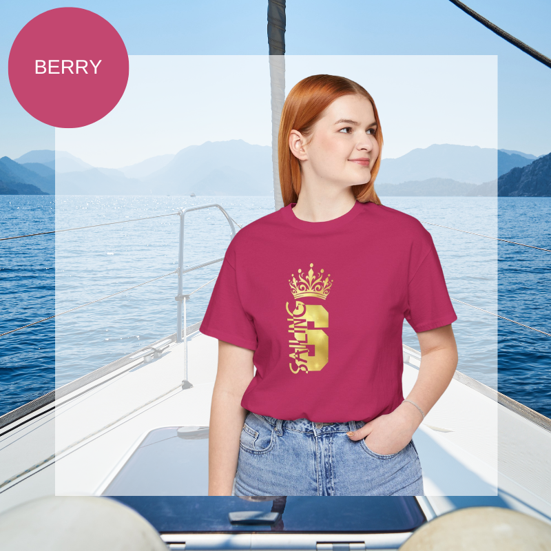 Women's Tee - Sailing Queen - Sunny Sailing Days