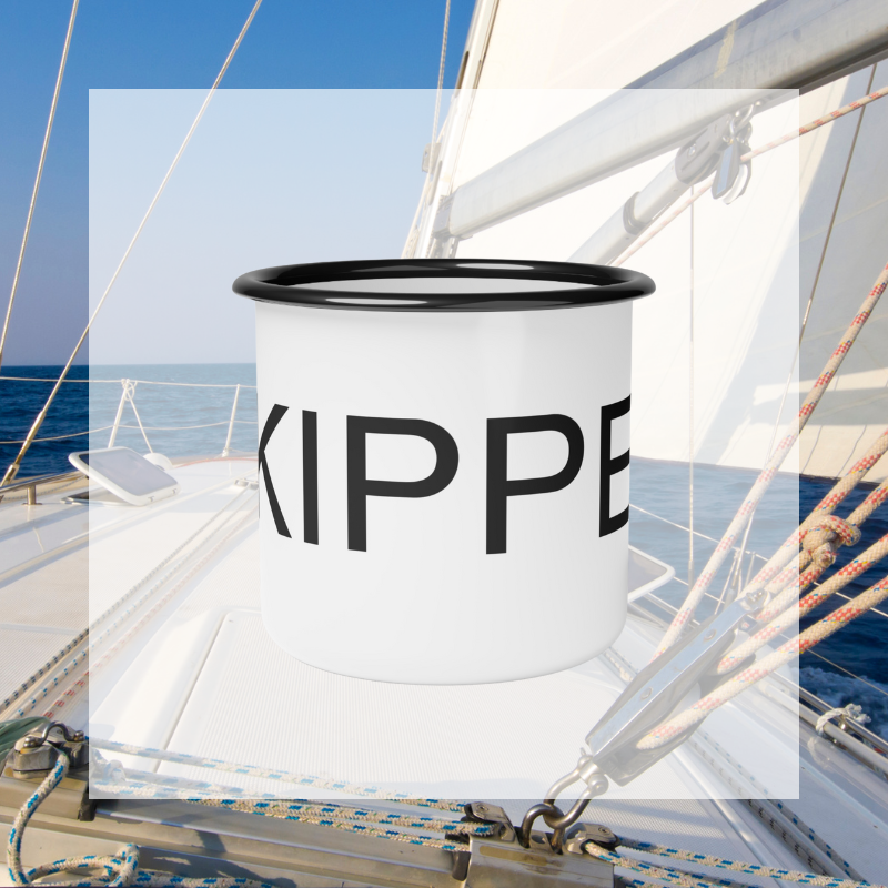 Enamel Mug - Skipper - Sunny Sailing Days