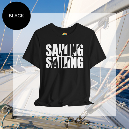 Men's Tee - Sailing - Sunny Sailing Days