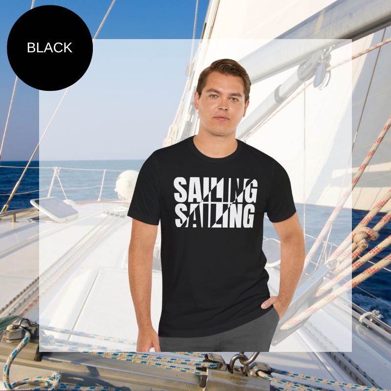 Men's Tee - Sailing - Sunny Sailing Days