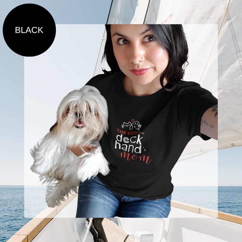 Matching Tees - The Best Little Deckhand's Mom - Sunny Sailing Days