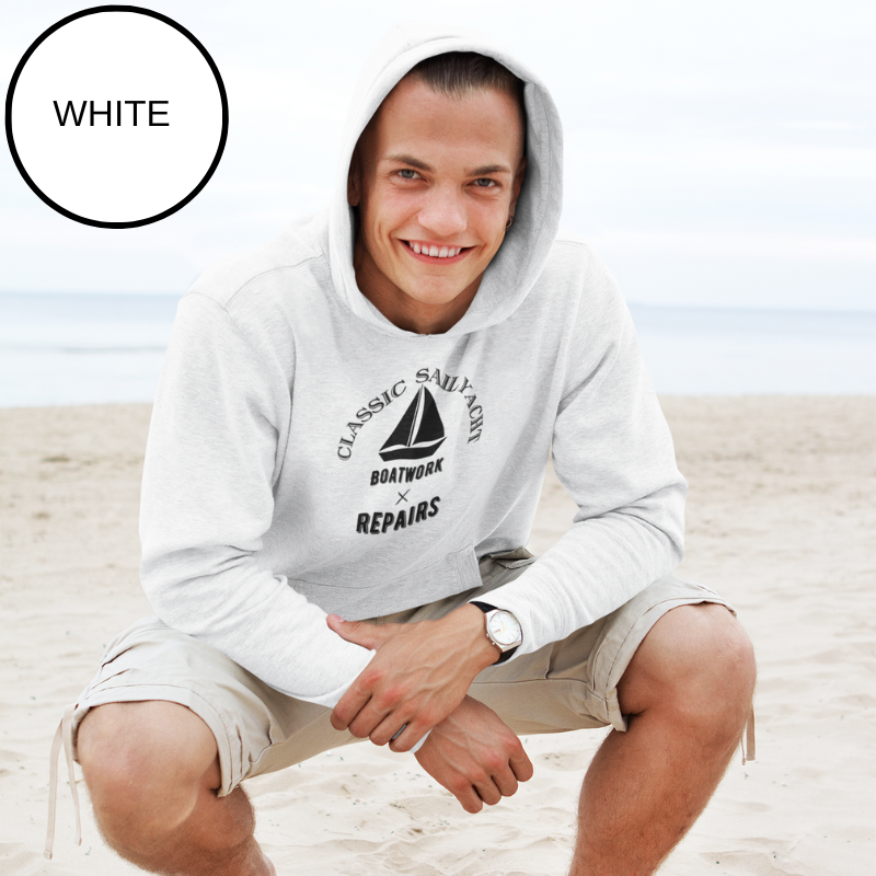 Men's Hoodie - Classic Sail Yacht Boatwork and Repairs