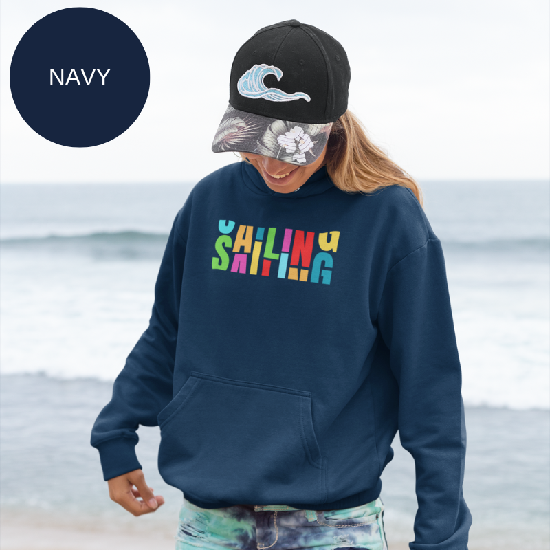 Women's Hoodie - Colorful Sailing