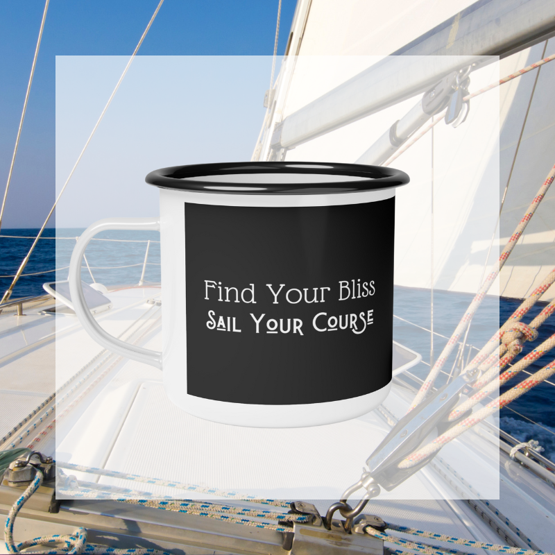 Enamel Mug - Find Your Bliss - Sunny Sailing Days