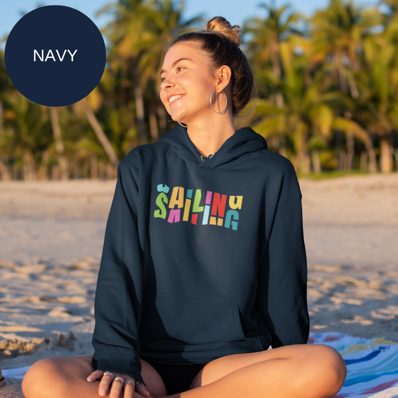 Women's Hoodie - Colorful Sailing